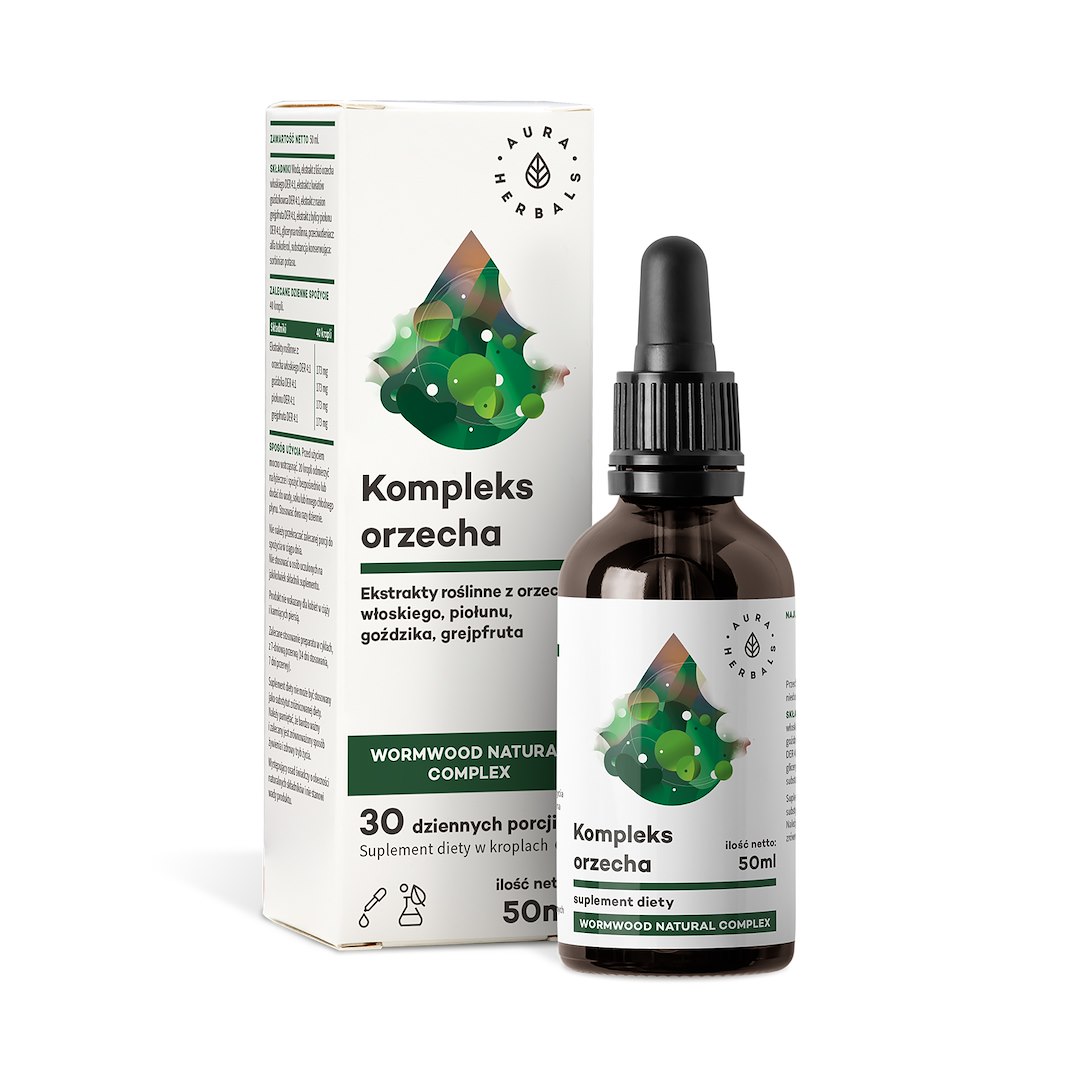 AURA Krople orzech kompleks 50ml