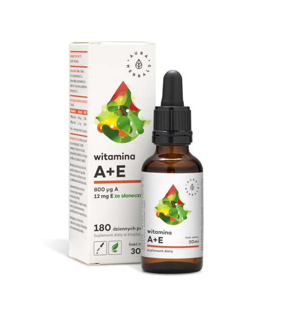 AURA Witamina A+E krople 30ml