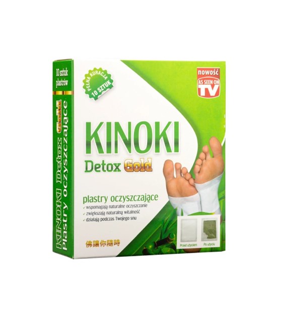AURA Plastry oczyszczające Kinioki Detox Gold 10szt