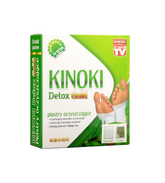 AURA Plastry oczyszczające Kinioki Detox Gold 10szt