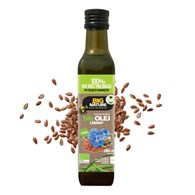 BIG NATURE Olej lniany tłoczony na zimno BIO 250ml