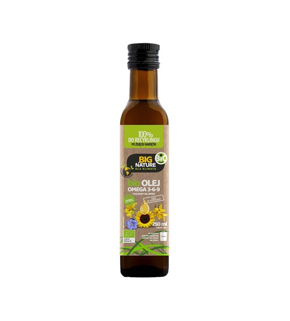 BIG NATURE Olej omega 3-6-9 BIO 250ml