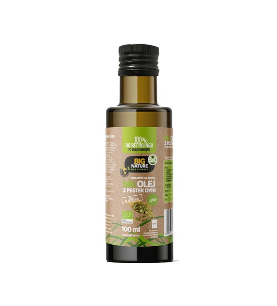 BIG NATURE Olej z pestek dyni BIO 100ml