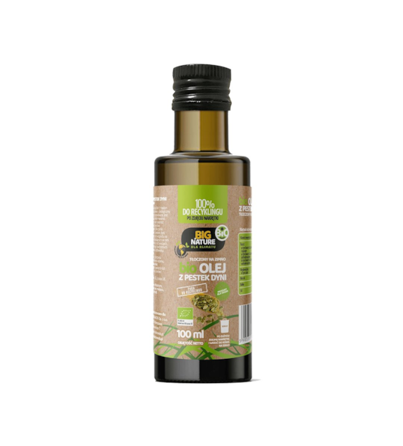 BIG NATURE Olej z pestek dyni BIO 100ml