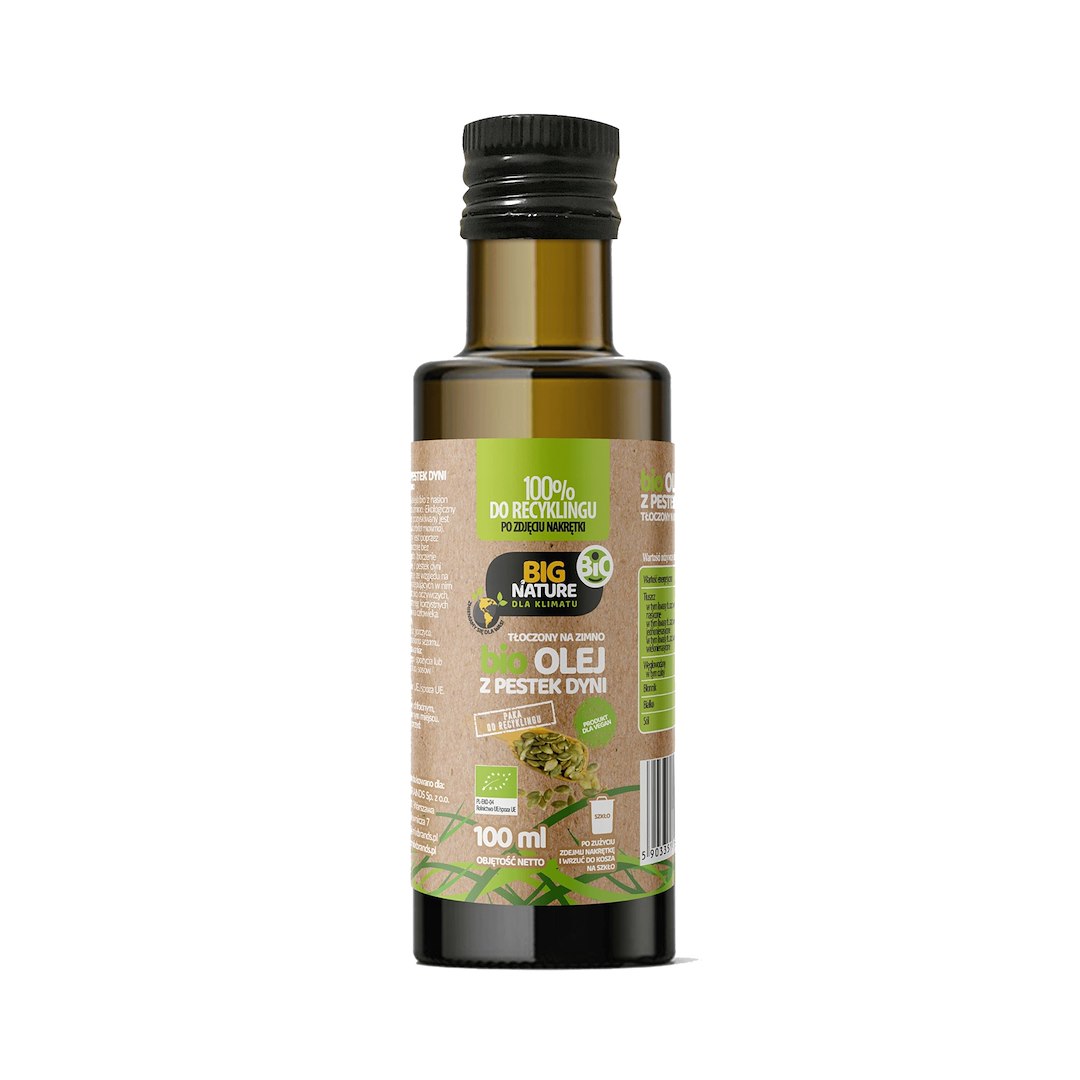 BIG NATURE Olej z pestek dyni BIO 100ml