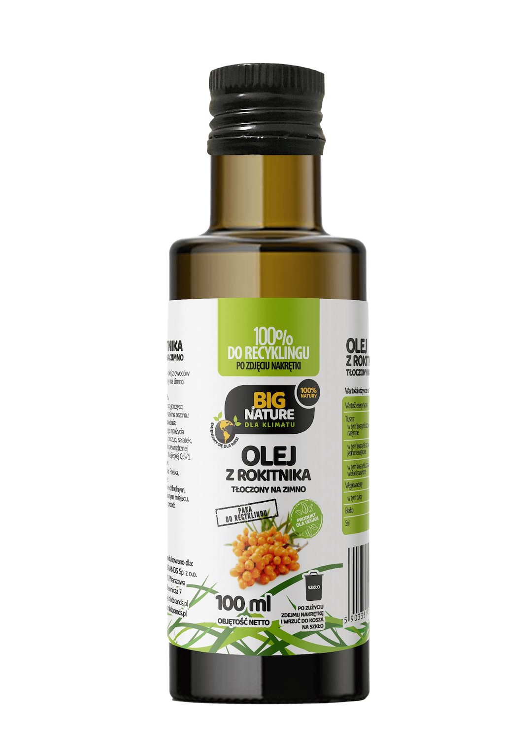 BIG NATURE Olej z rokitnika 100ml