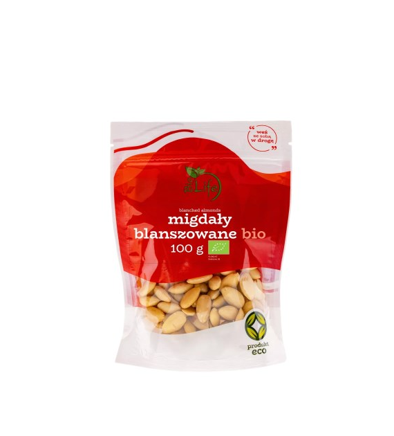 BIOLIFE Migdały blanszowane BIO 100g