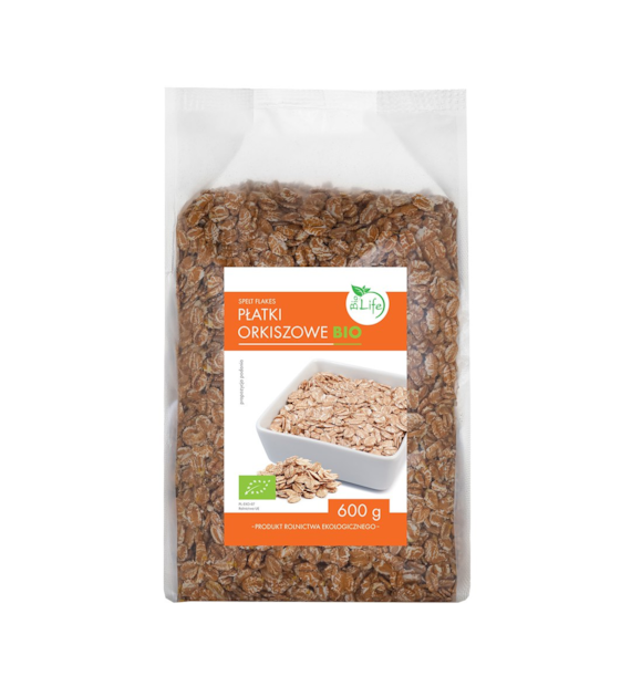 BIOLIFE Płatki orkiszowe BIO 600g