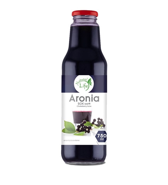 BIOLIFE Sok aronia 100% 750ml