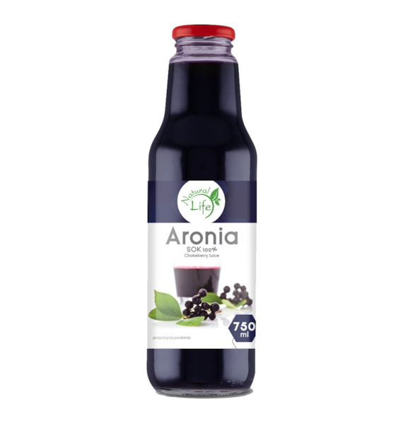 BIOLIFE Sok aronia 100% 750ml