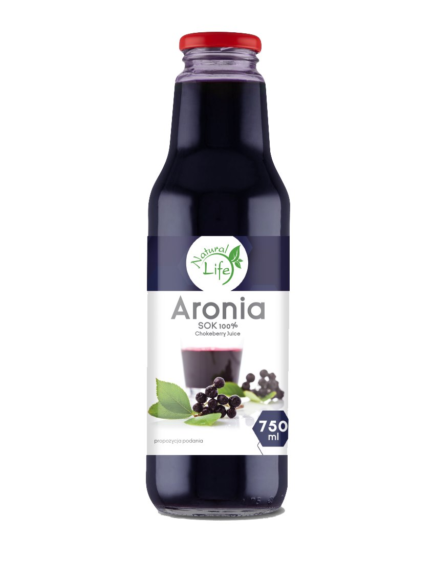 BIOLIFE Sok aronia 100% 750ml