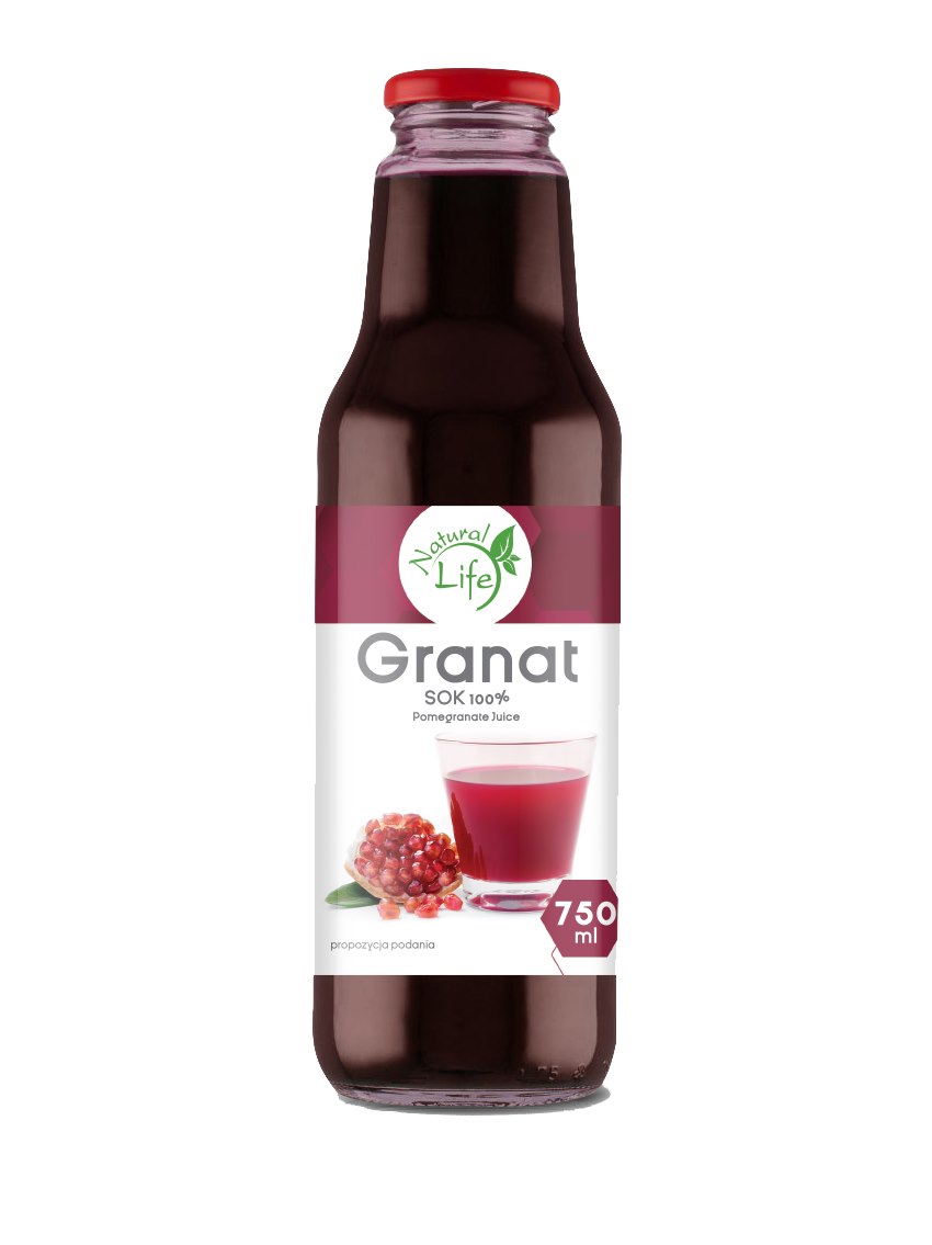 BIOLIFE Sok granat 100% 750ml