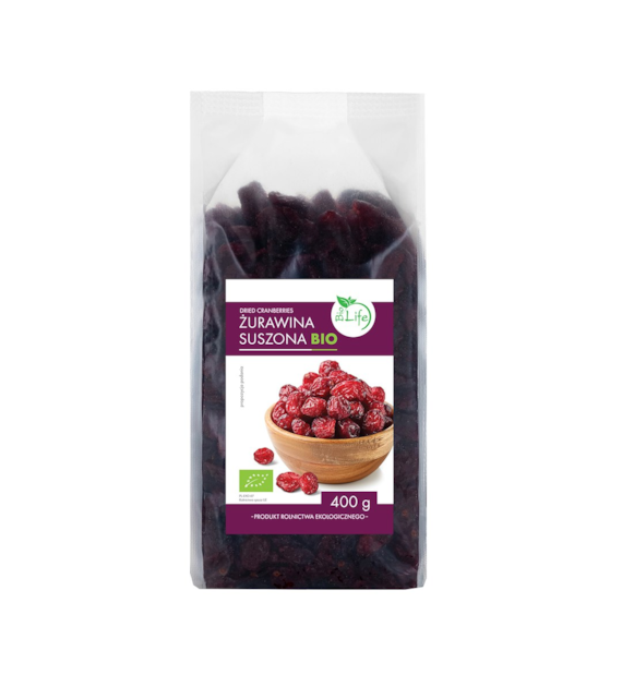 BIOLIFE Żurawina suszona BIO 400g