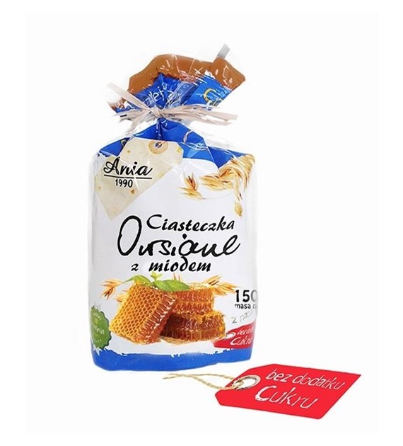 ANIA Ciasteczka owsiane z miodem 150 g
