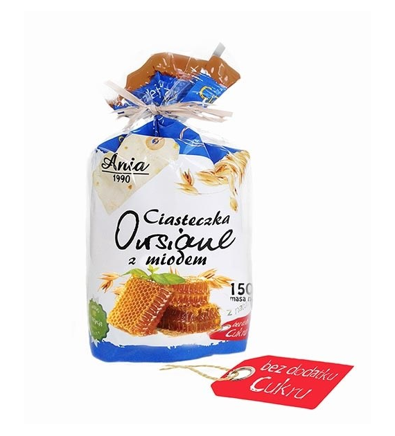 ANIA Ciasteczka owsiane z miodem 150 g