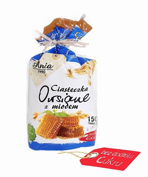 ANIA Ciasteczka owsiane z miodem 150 g