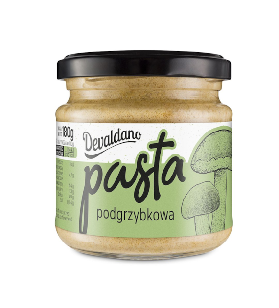 DEVALDANO Pasta podgrzybkowa vege 180g