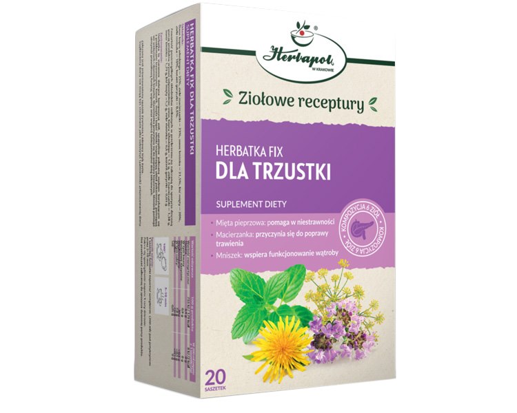 HERBAPOL KRAKÓW Herbatka dla trzustki 20x2g