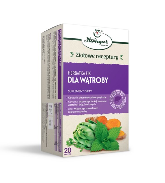 HERBAPOL KRAKÓW Herbatka dla wątroby 20x2g