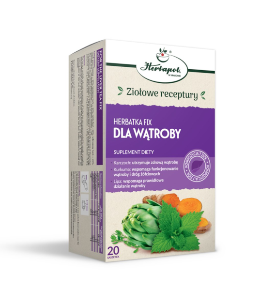 HERBAPOL KRAKÓW Herbatka dla wątroby 20x2g