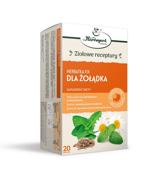 HERBAPOL KRAKÓW Herbatka dla żołądka 20x2g