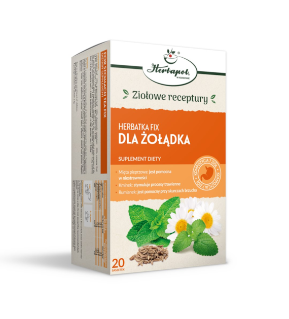 HERBAPOL KRAKÓW Herbatka dla żołądka 20x2g