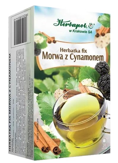 HERBAPOL KRAKÓW Herbatka morwa z cynamonem 20x2g