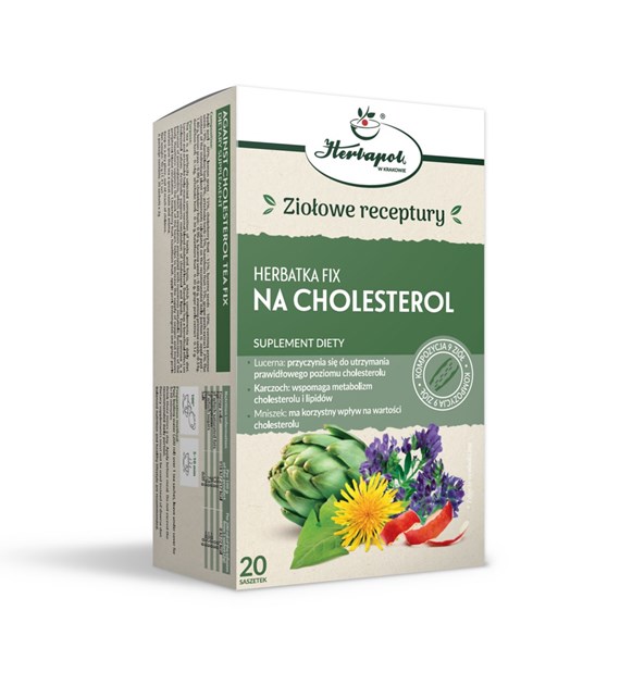 HERBAPOL KRAKÓW Herbatka na cholesterol 20x2g