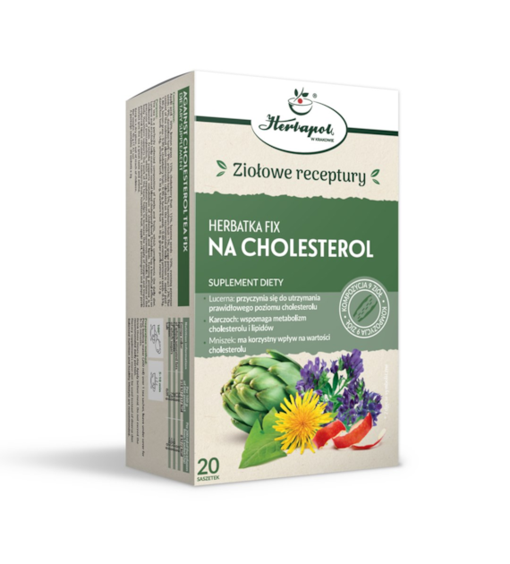 HERBAPOL KRAKÓW Herbatka na cholesterol 20x2g