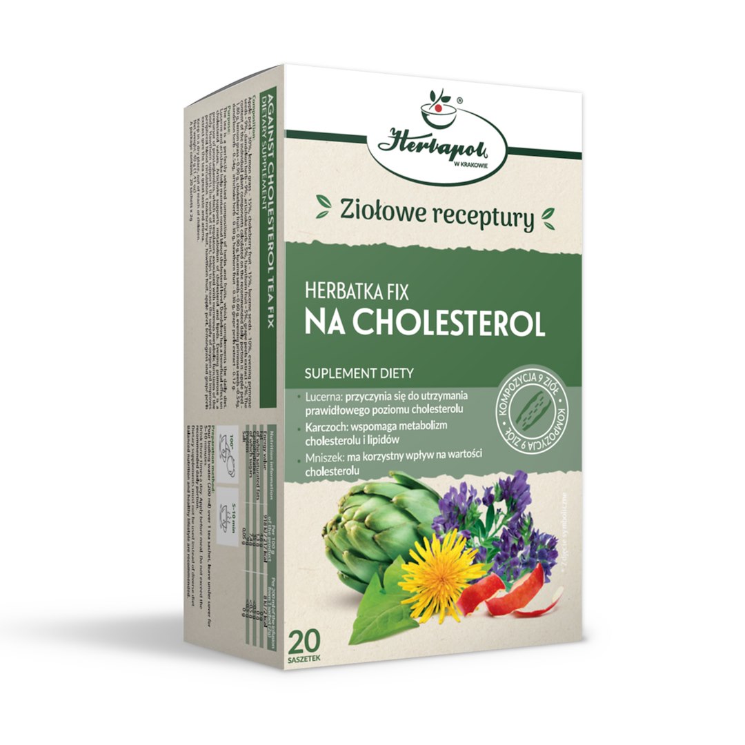 HERBAPOL KRAKÓW Herbatka na cholesterol 20x2g