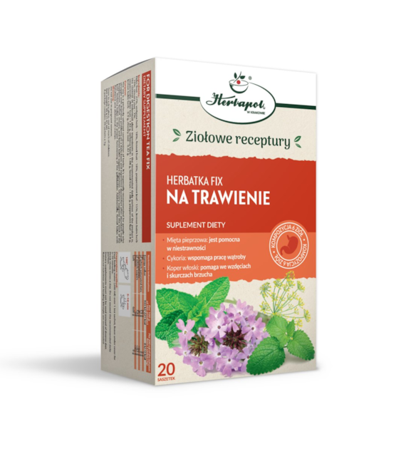 HERBAPOL KRAKÓW Herbatka na trawienie 20x2g
