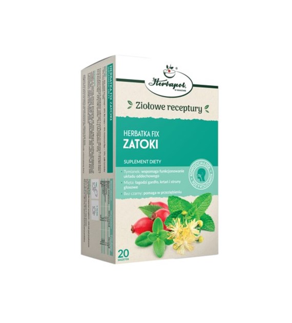 HERBAPOL KRAKÓW Herbatka na zatoki 20x2g