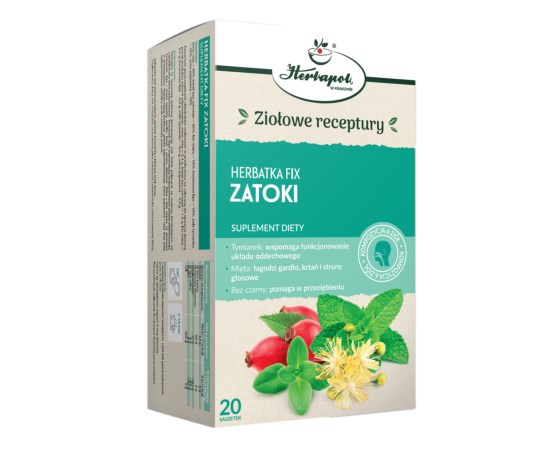 HERBAPOL KRAKÓW Herbatka na zatoki 20x2g