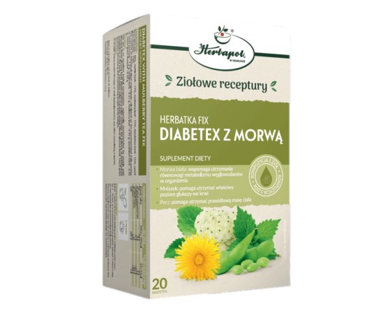 HERBAPOL KRAKÓW Herbatka diabetex z morwą 20x2g