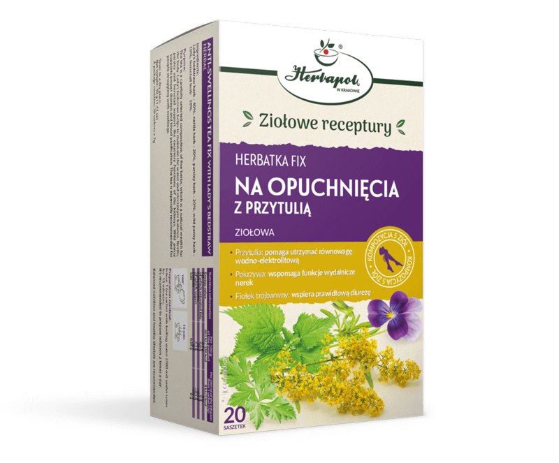HERBAPOL KRAKÓW Herbatka na opuchnięcia 20x2g