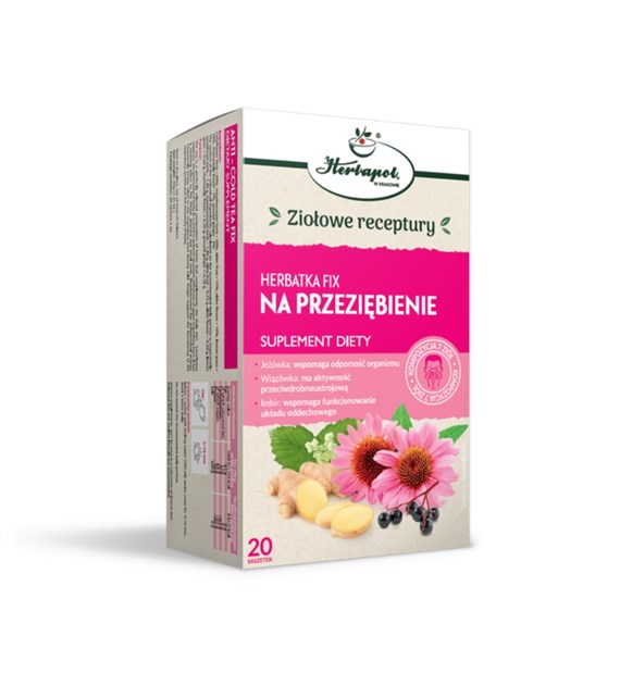 HERBAPOL KRAKÓW Herbatka na przeziębienia 20x2g
