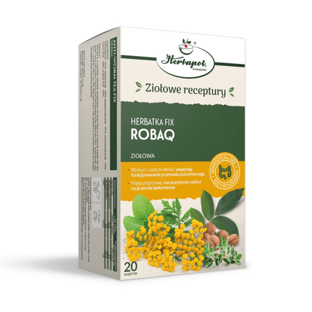 HERBAPOL KRAKÓW Herbatka robaq na robaka 20x2g