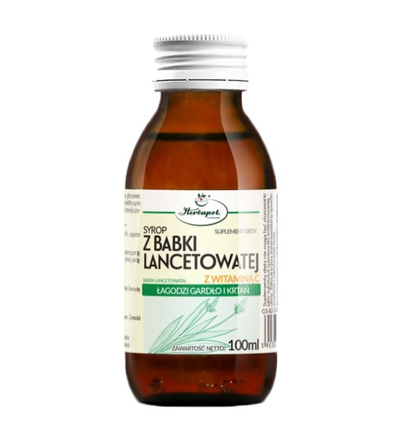 HERBAPOL KRAKÓW Syrop babka lancetowata 100ml