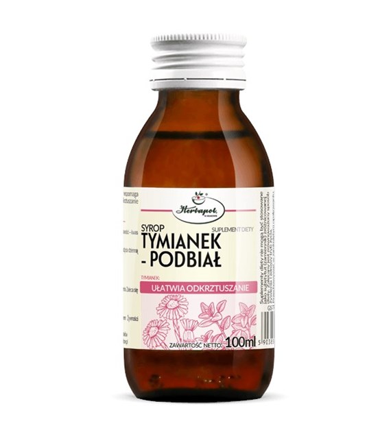 HERBAPOL KRAKÓW Syrop tymianek podbiał 100ml