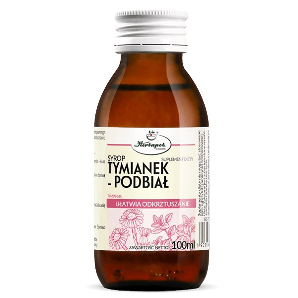 HERBAPOL KRAKÓW Syrop tymianek podbiał 100ml