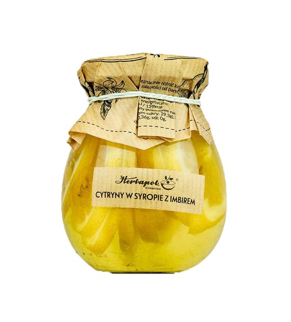 HERBAPOL KRAKÓW Cytryny w syropie z imbirem 260g