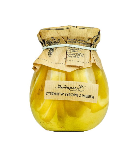 HERBAPOL KRAKÓW Cytryny w syropie z imbirem 260g