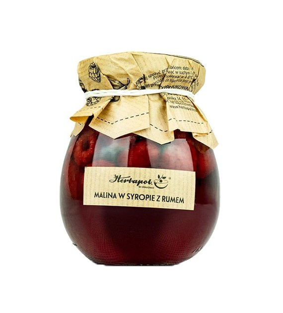 HERBAPOL KRAKÓW Malina w syropie z rumem 260g