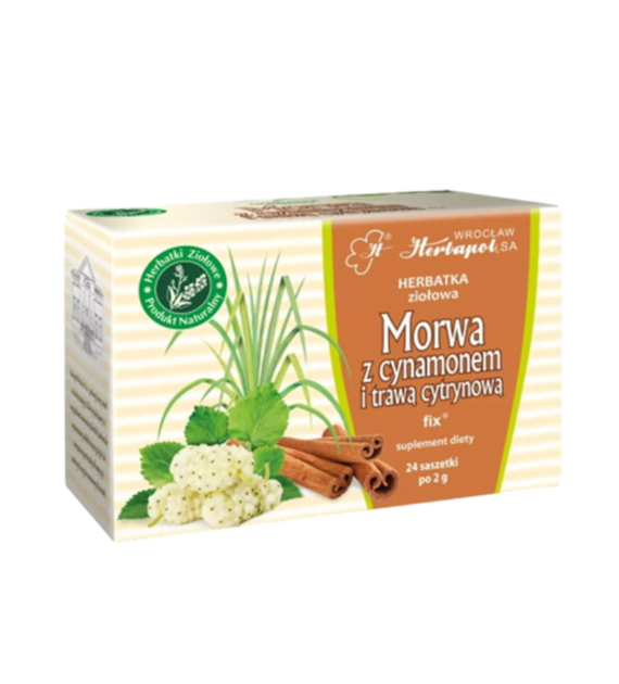 HERBAPOL WROCŁAW Herbatka morwa z cynamonem 24x2g