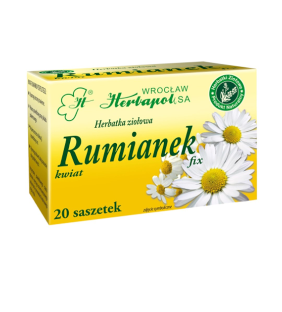 HERBAPOL WROCŁAW Herbatka rumianek 20x2g