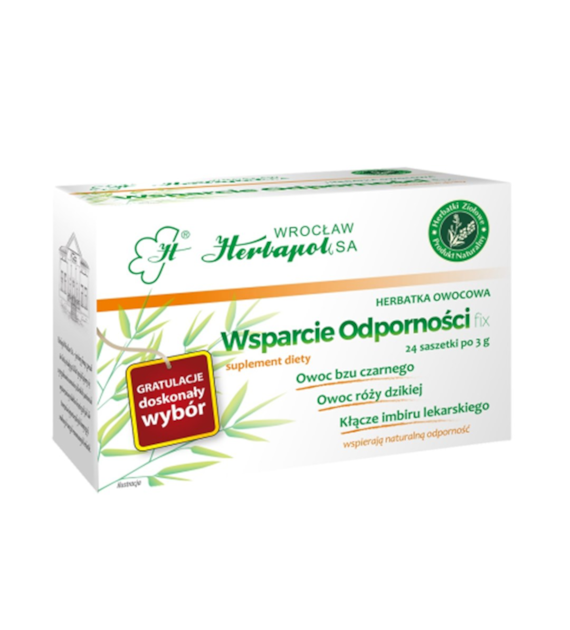 HERBAPOL WROCŁAW Herbatka wsp. odporność 24x3g