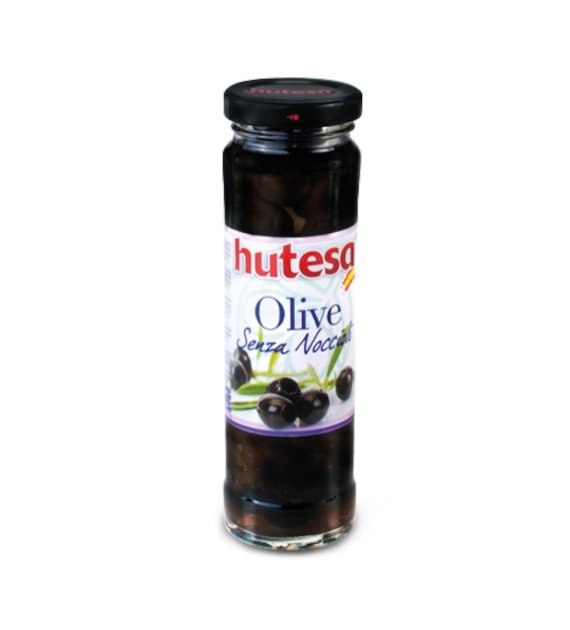 HUTESA Oliwki czarne bez pestek w zalewie 140g