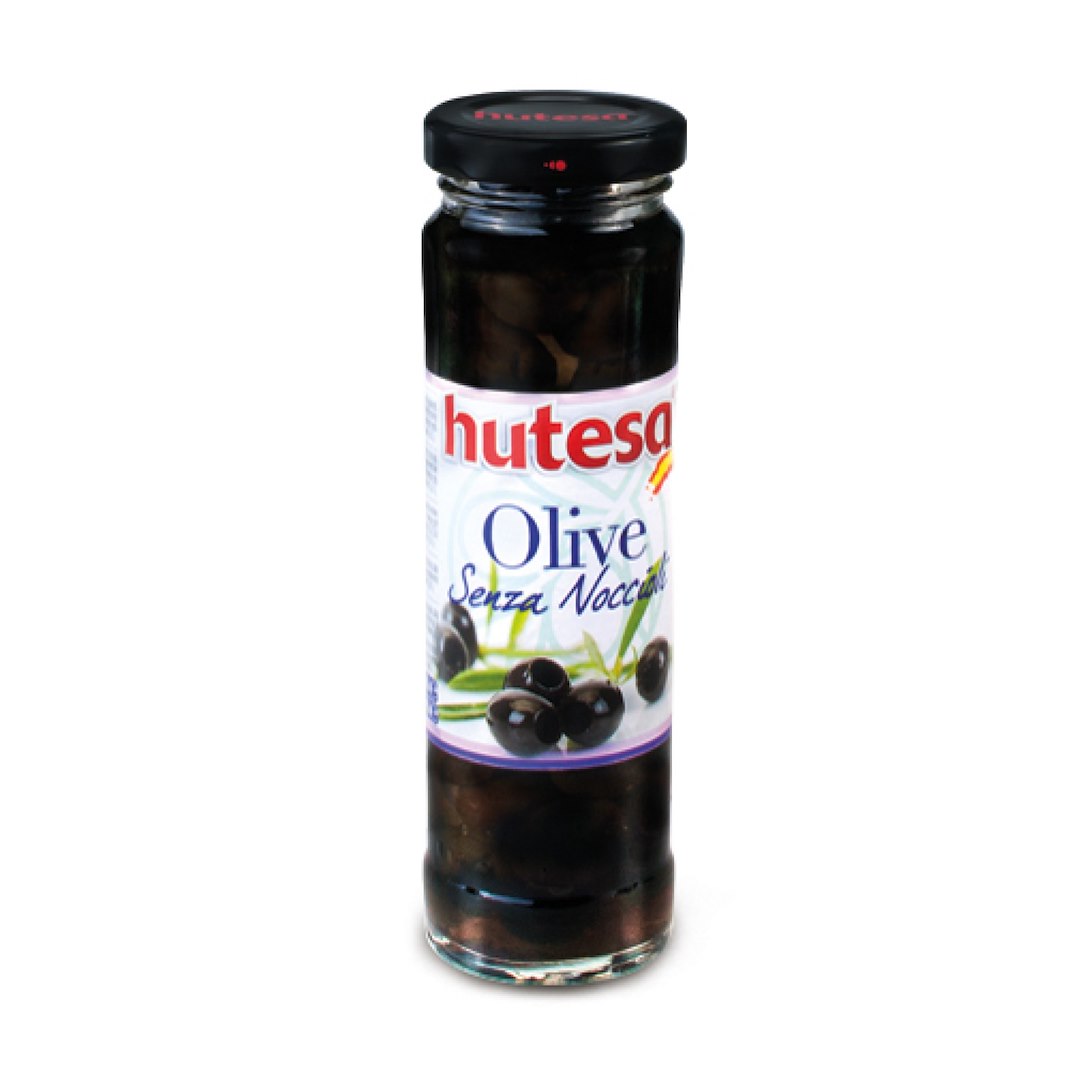 HUTESA Oliwki czarne bez pestek w zalewie 140g