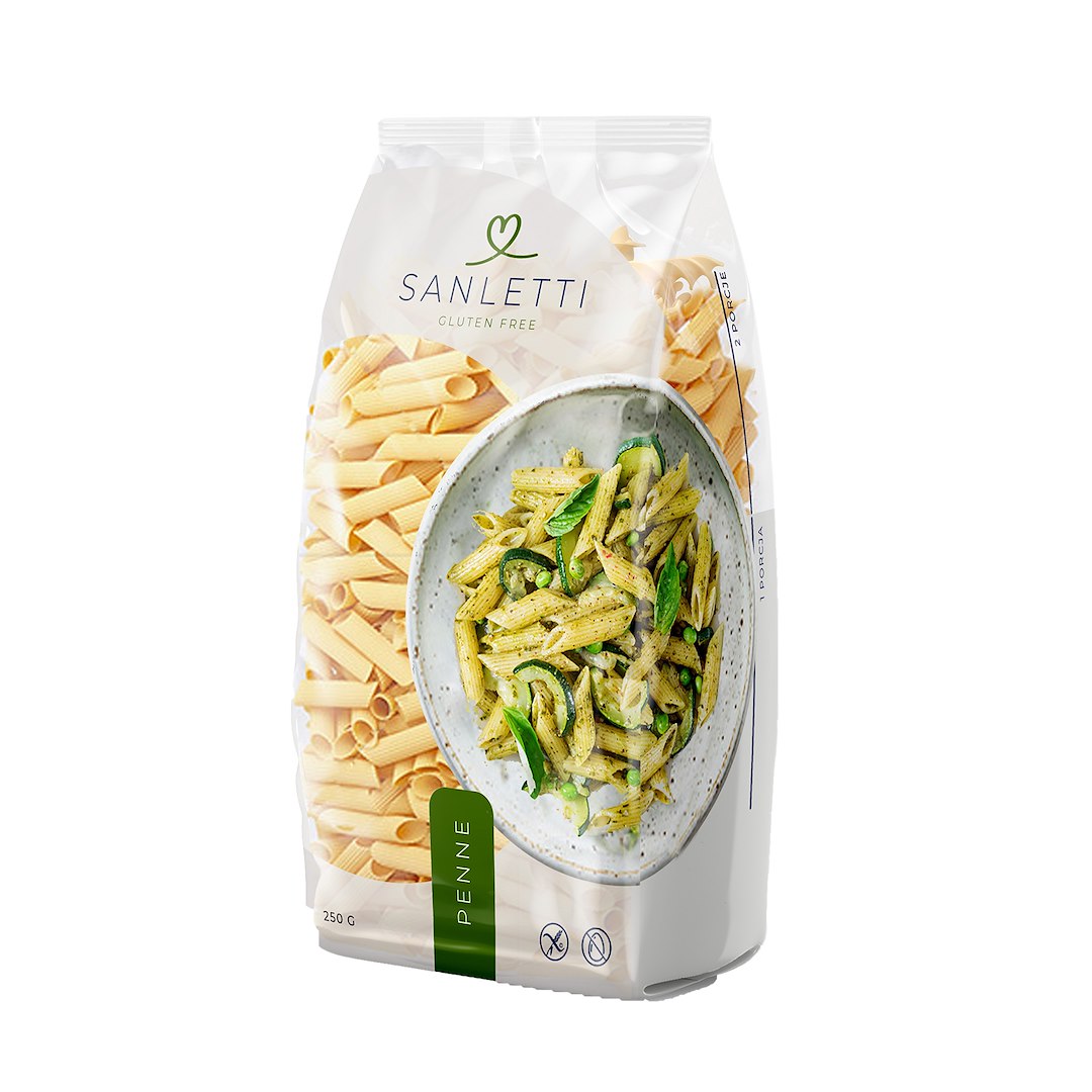 SANLETTI Makaron penne rurka b/g 340g