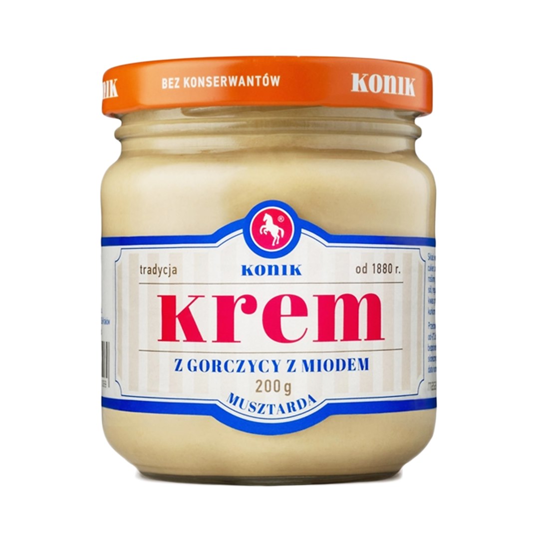 KONIK Krem z gorczycy z miodem 200g